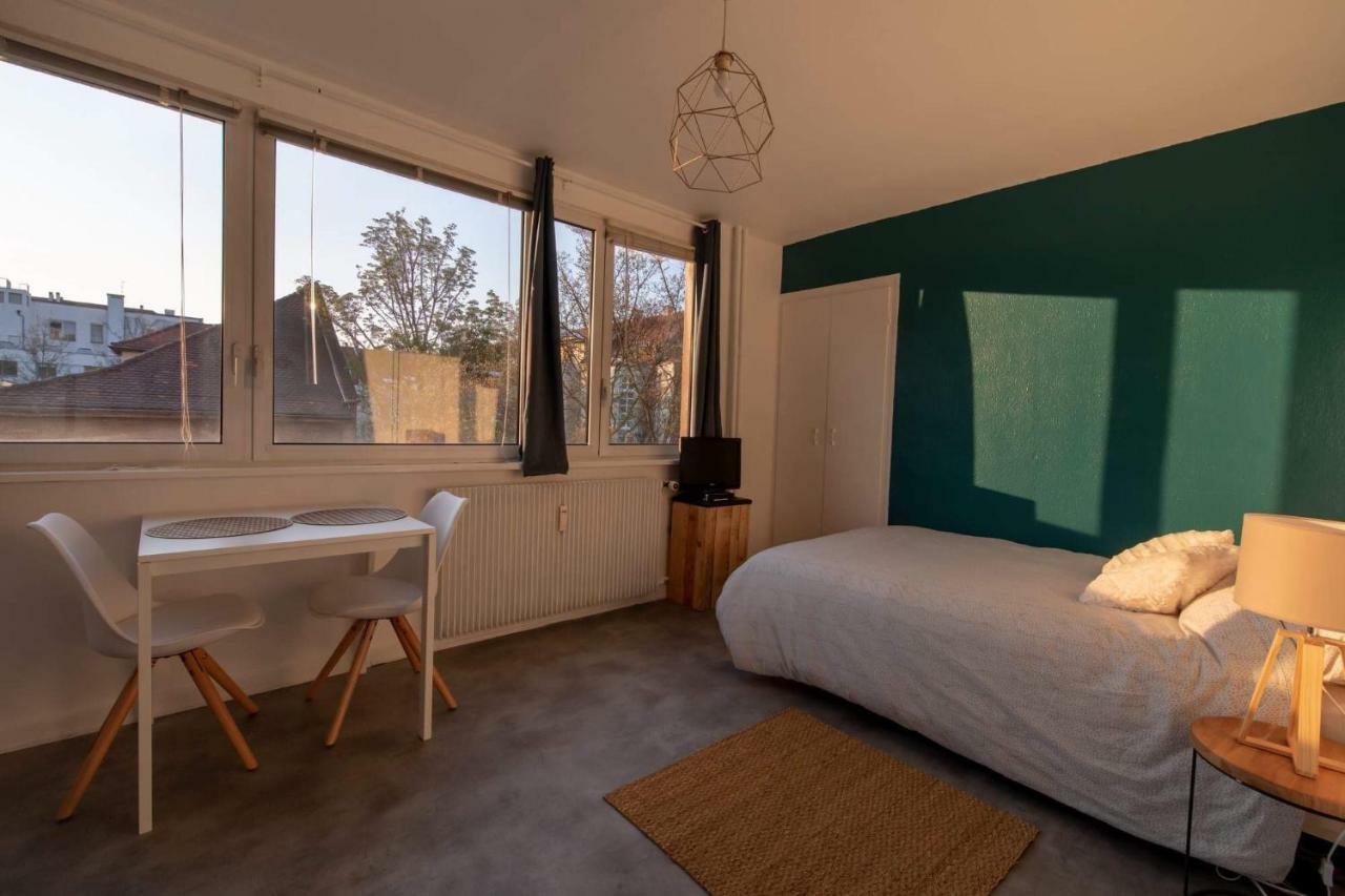 Ferienwohnung Charmant Lumineux Studio Esplanade Straßburg Exterior foto