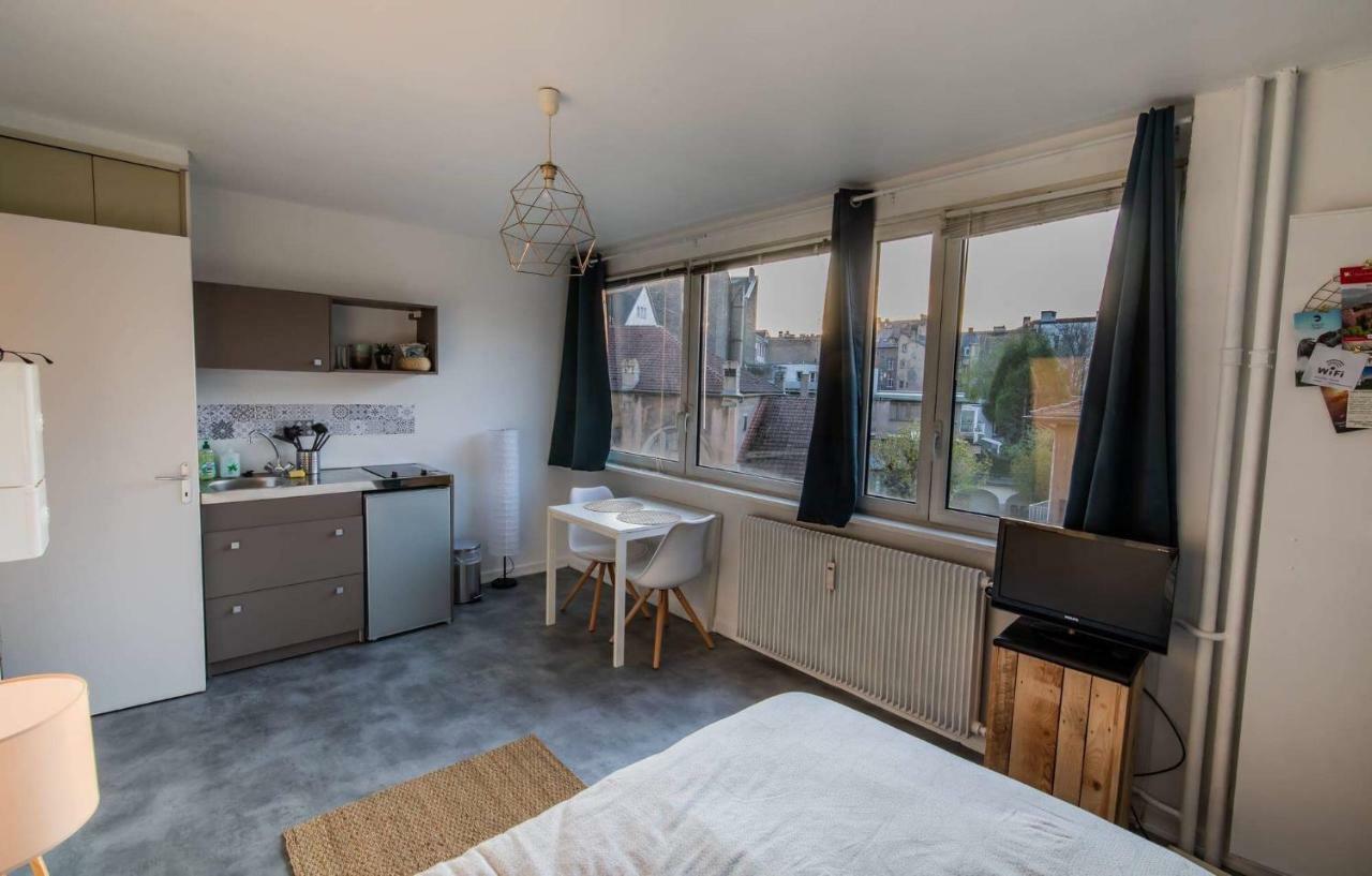 Ferienwohnung Charmant Lumineux Studio Esplanade Straßburg Exterior foto